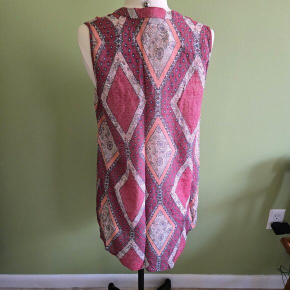 About a Girl Button Up Dress Size Large - Picture 3 of 4